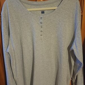 BLUE MOUNTAIN Women's Long Sleeve Henley Shirt